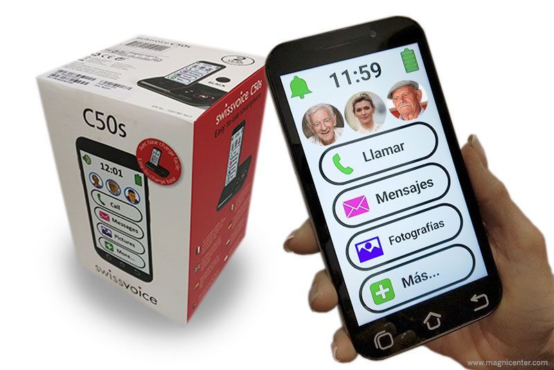 Teléfonos móviles para personas mayores